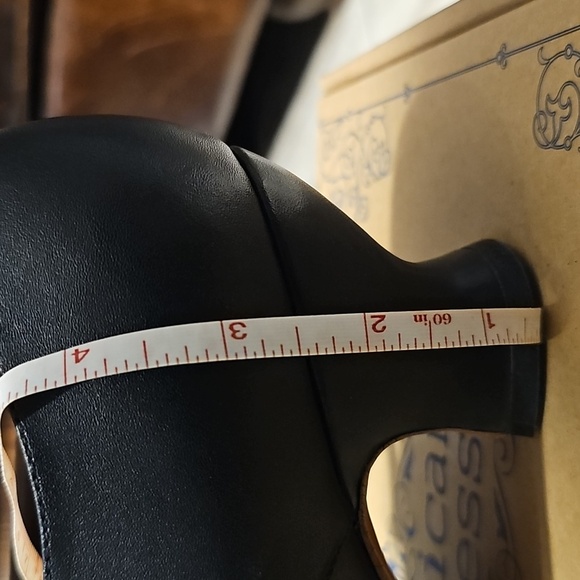 Leather American Duchess Gibson Girl Lace Keyhole Mary Jane 2.5 Edwardian Heel - Picture 11 of 17